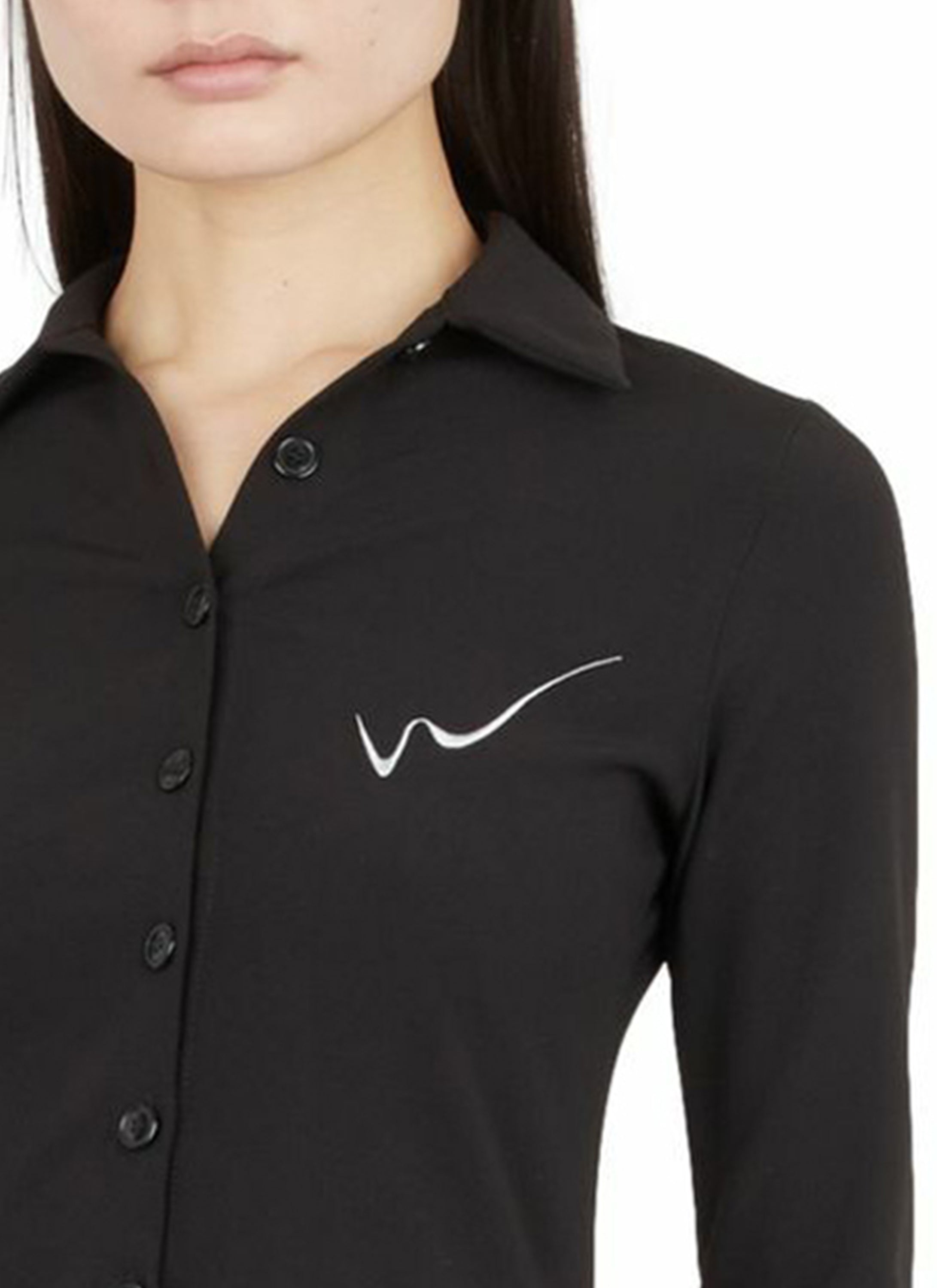 LONG FITTED SHIRT DRESS LONG FITTED SHIRT DRESS