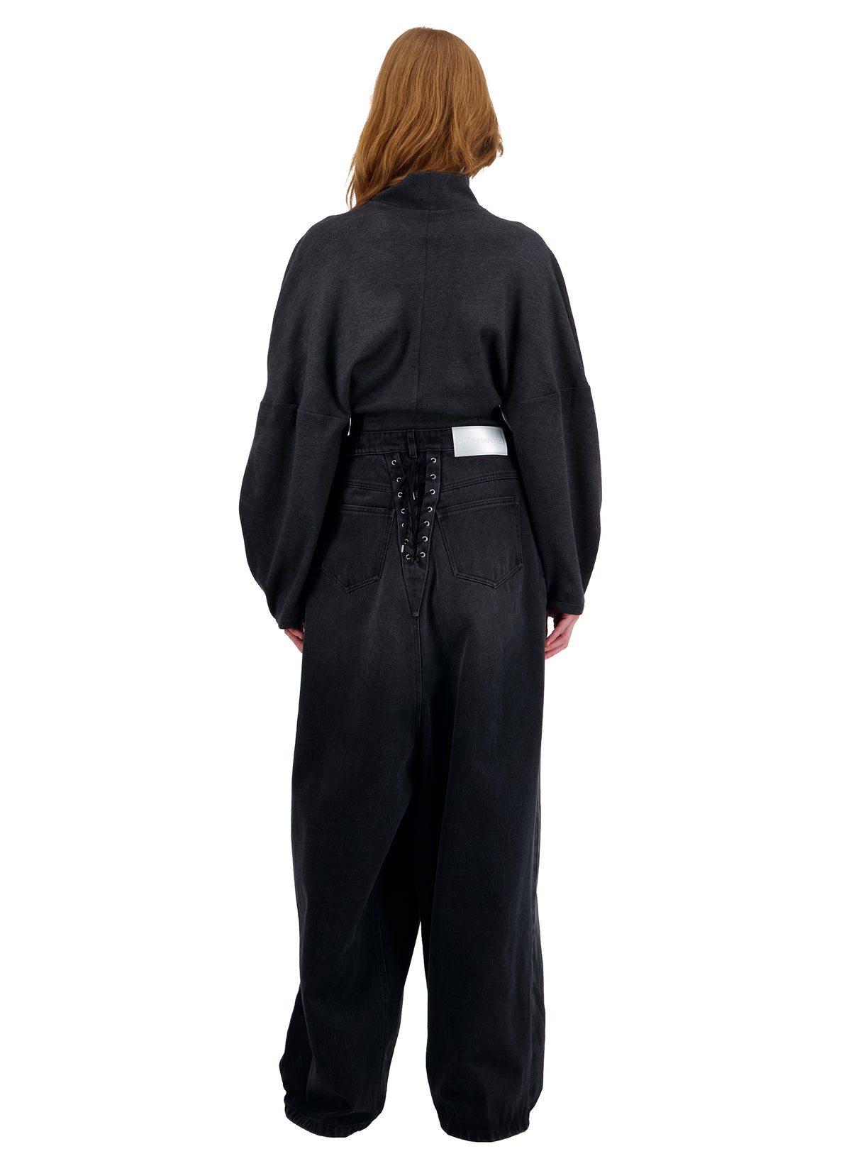 BOYISH OVERSIZE DENIM WITH BACK LACES
