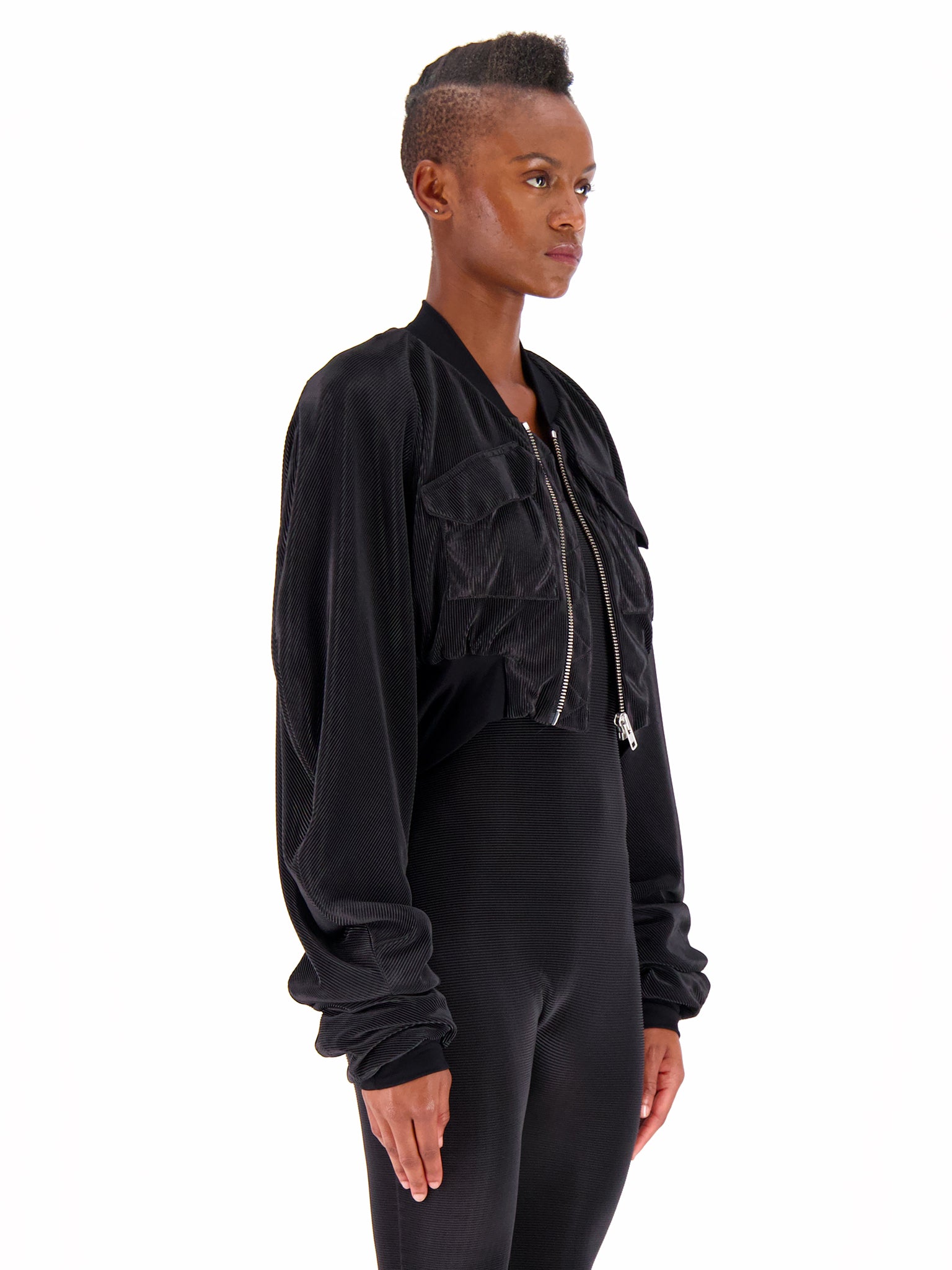 PLEATED BOMBER