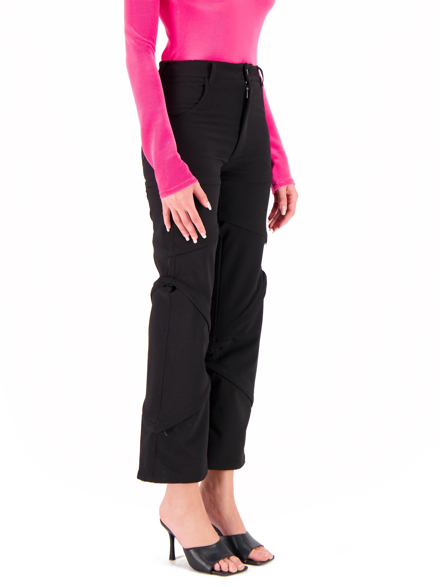 ASYMMETRICAL ADJUSTABLE TROUSERS