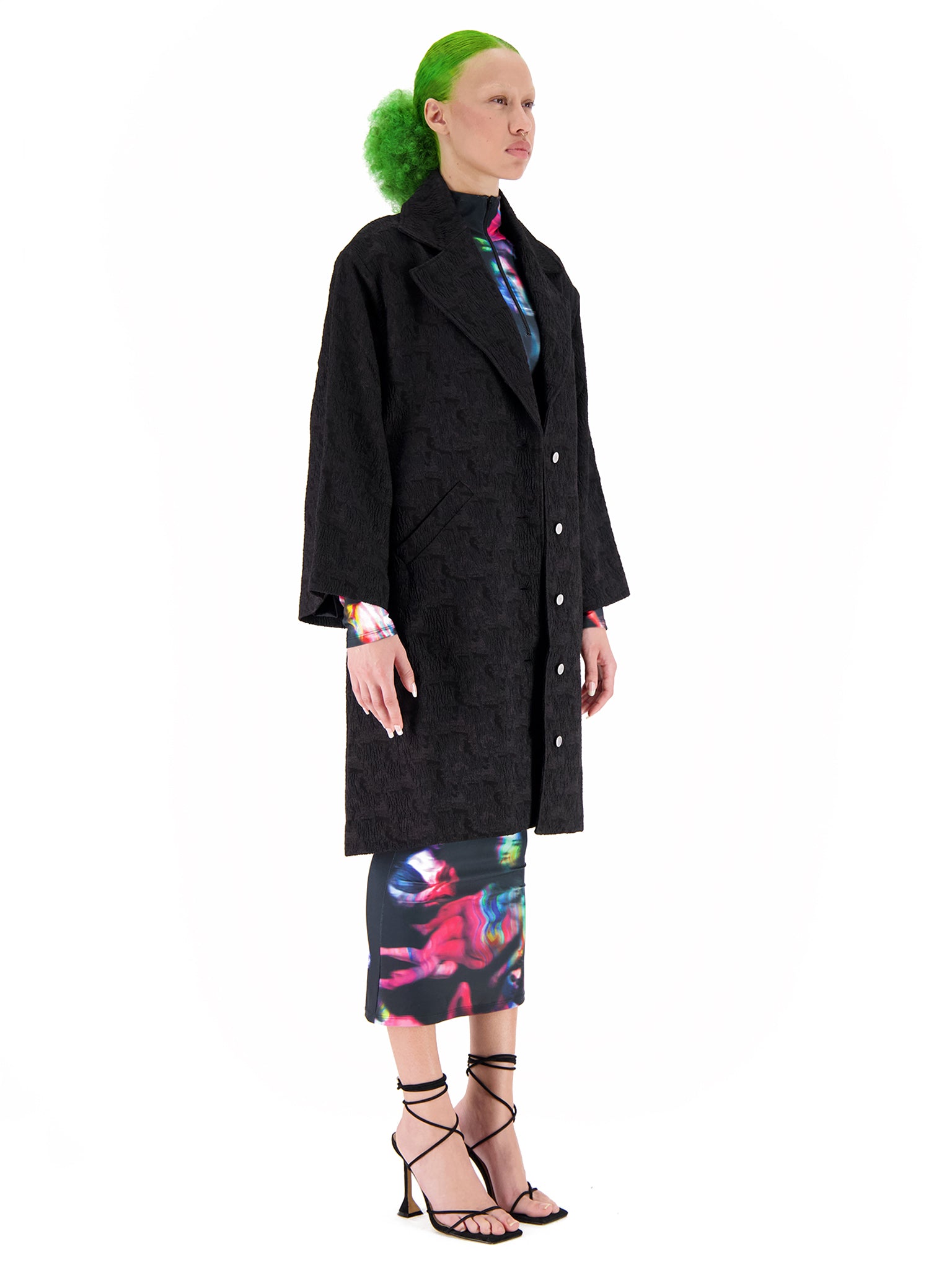 JACQUARD COAT