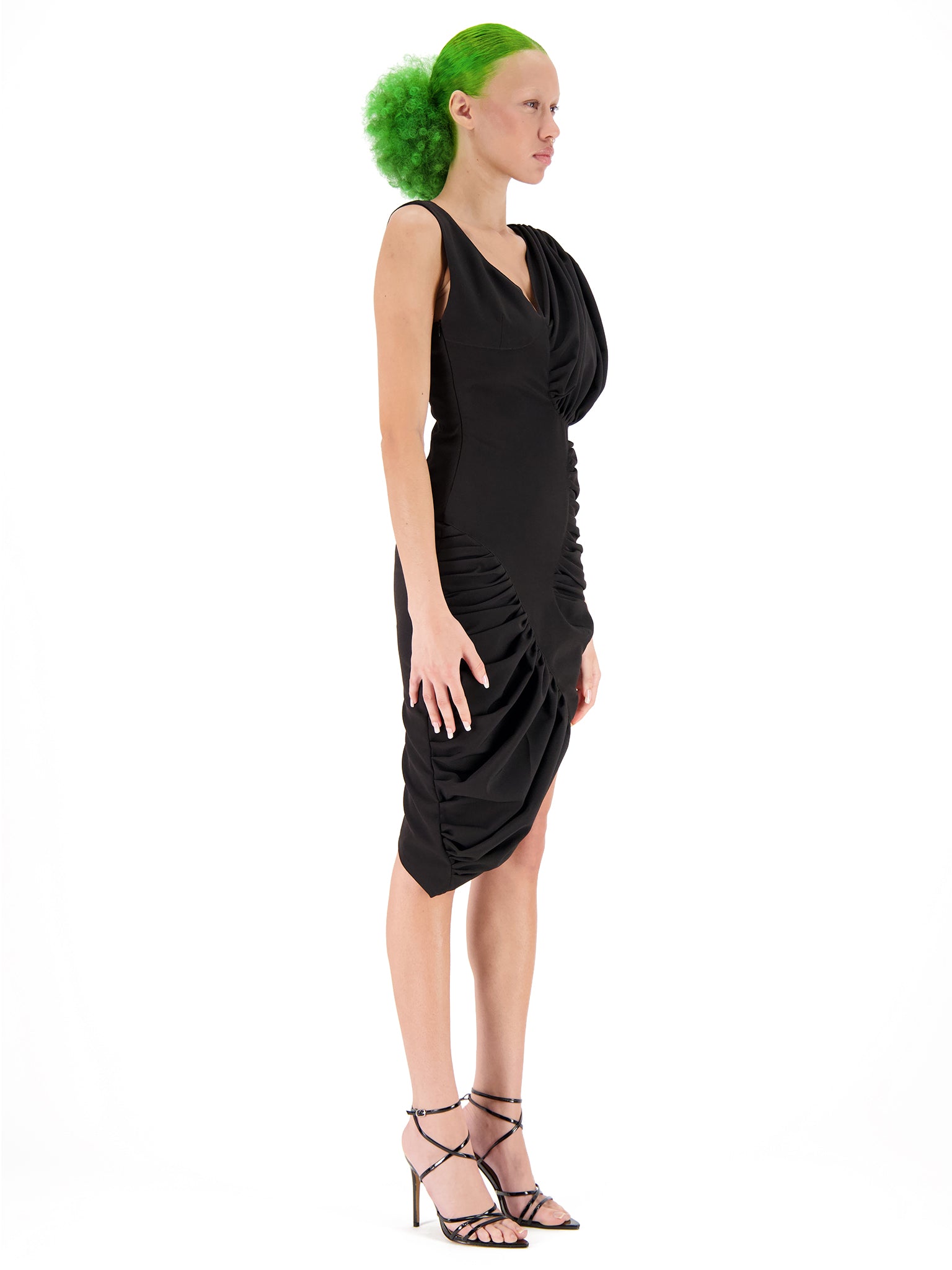 DRAPED DRESS