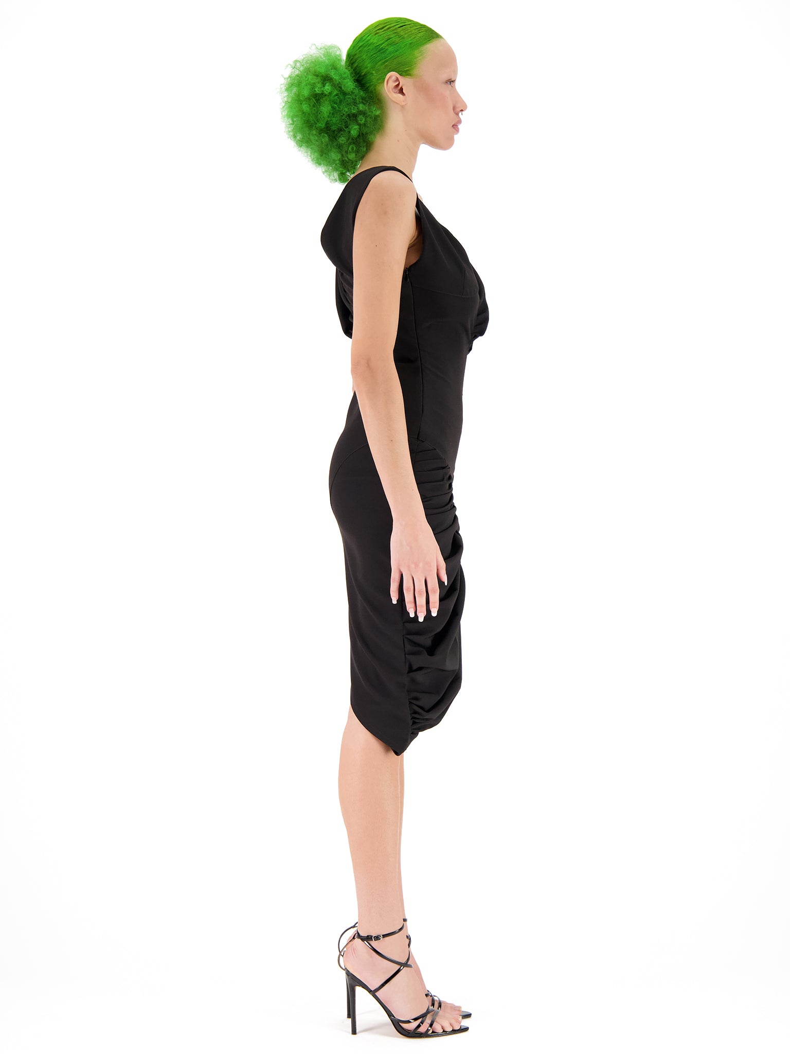 DRAPED DRESS