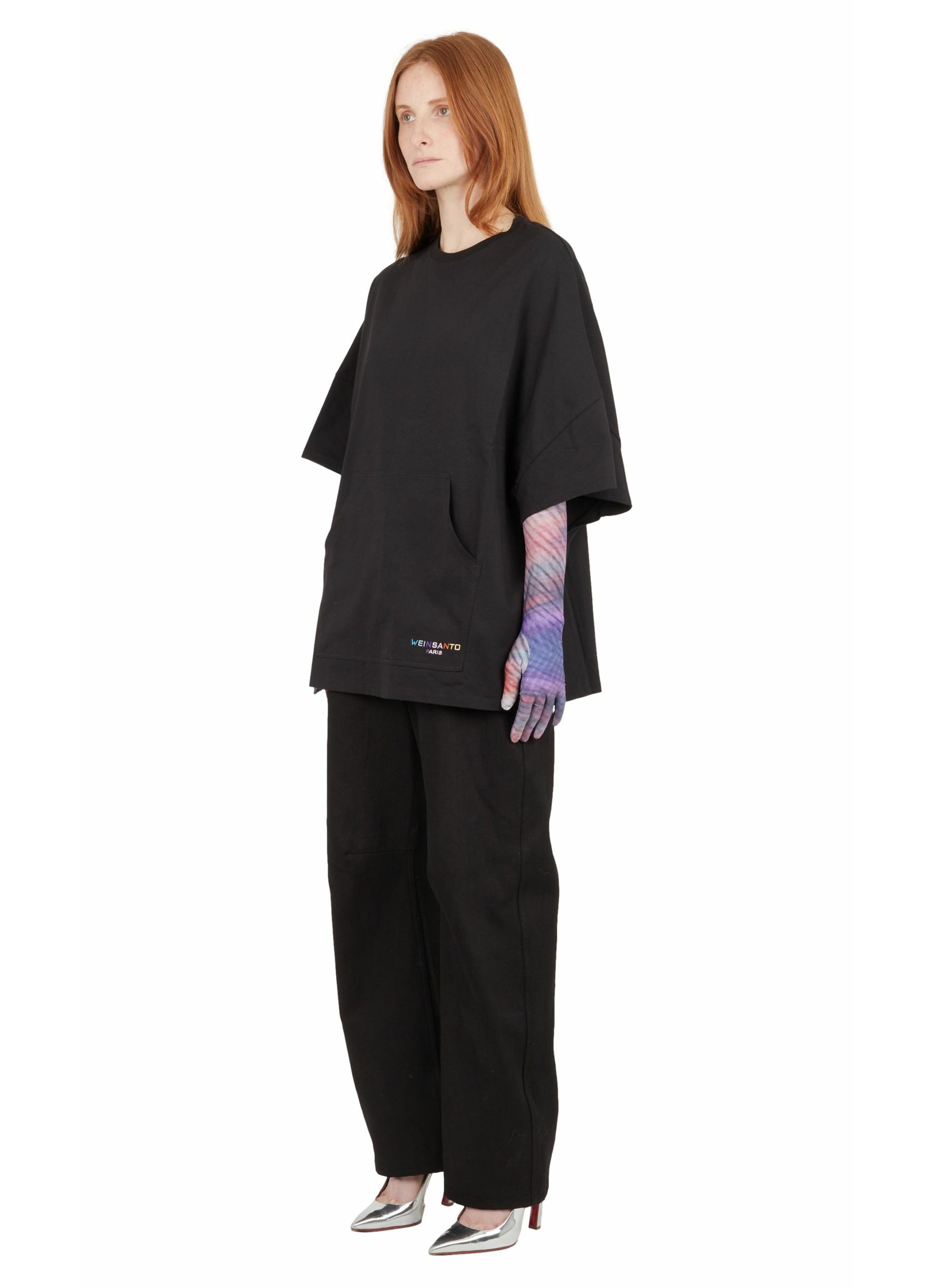 UNISEX OVERSIZED TEE- SHIRT WITH FRONT POCKET