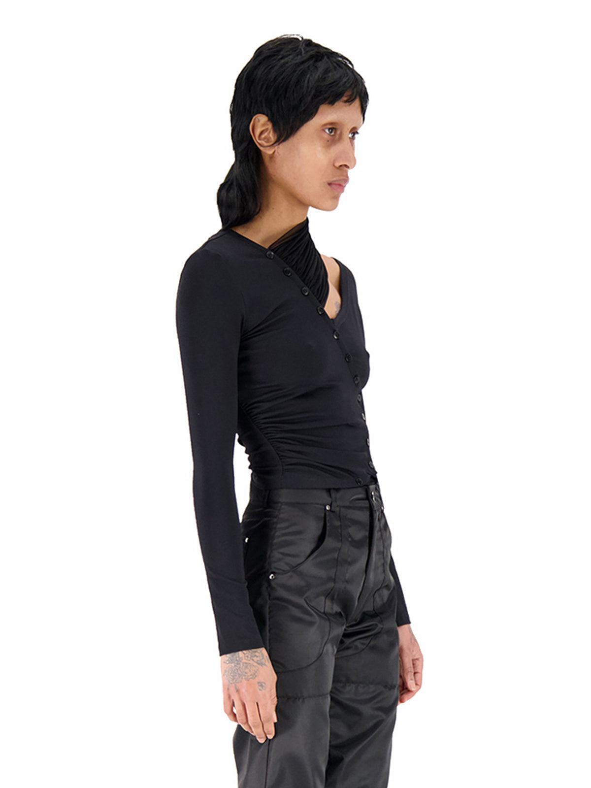 ASYMETRICAL LONG SLEEVE TOP