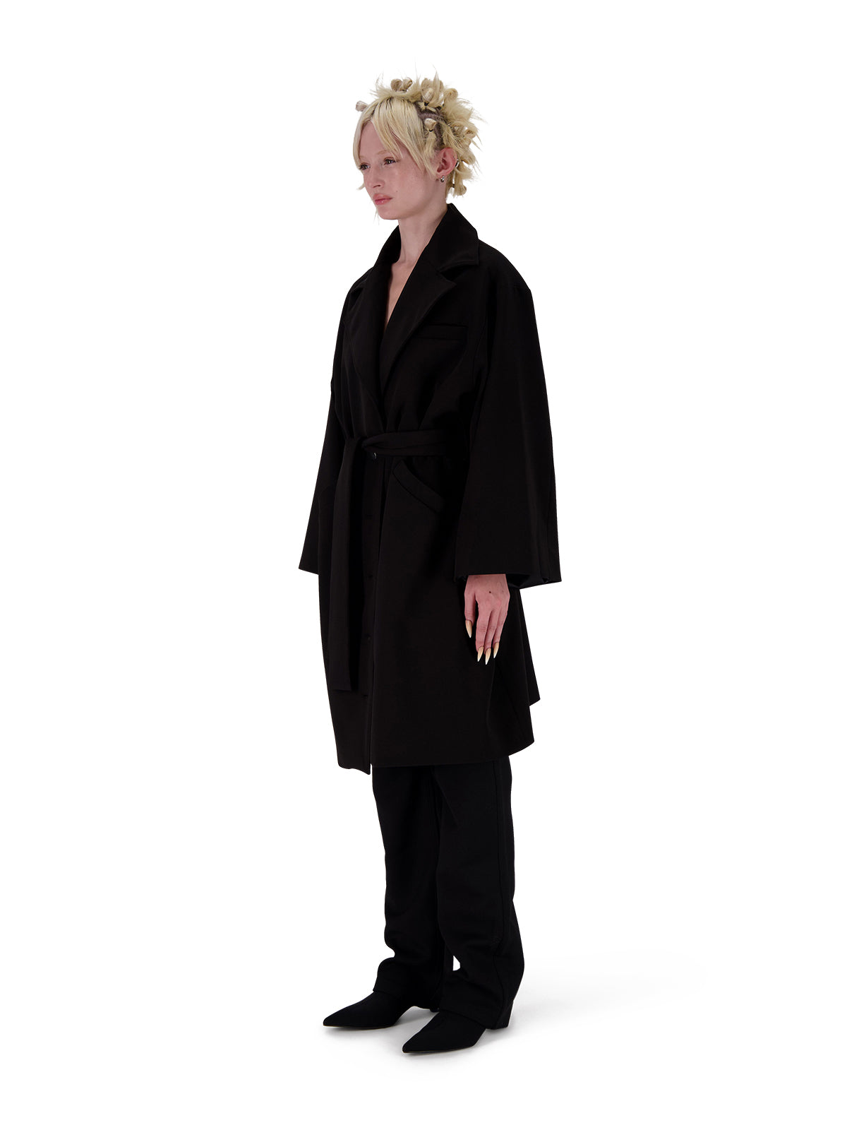 STRAIGHT CAR BLACK COAT