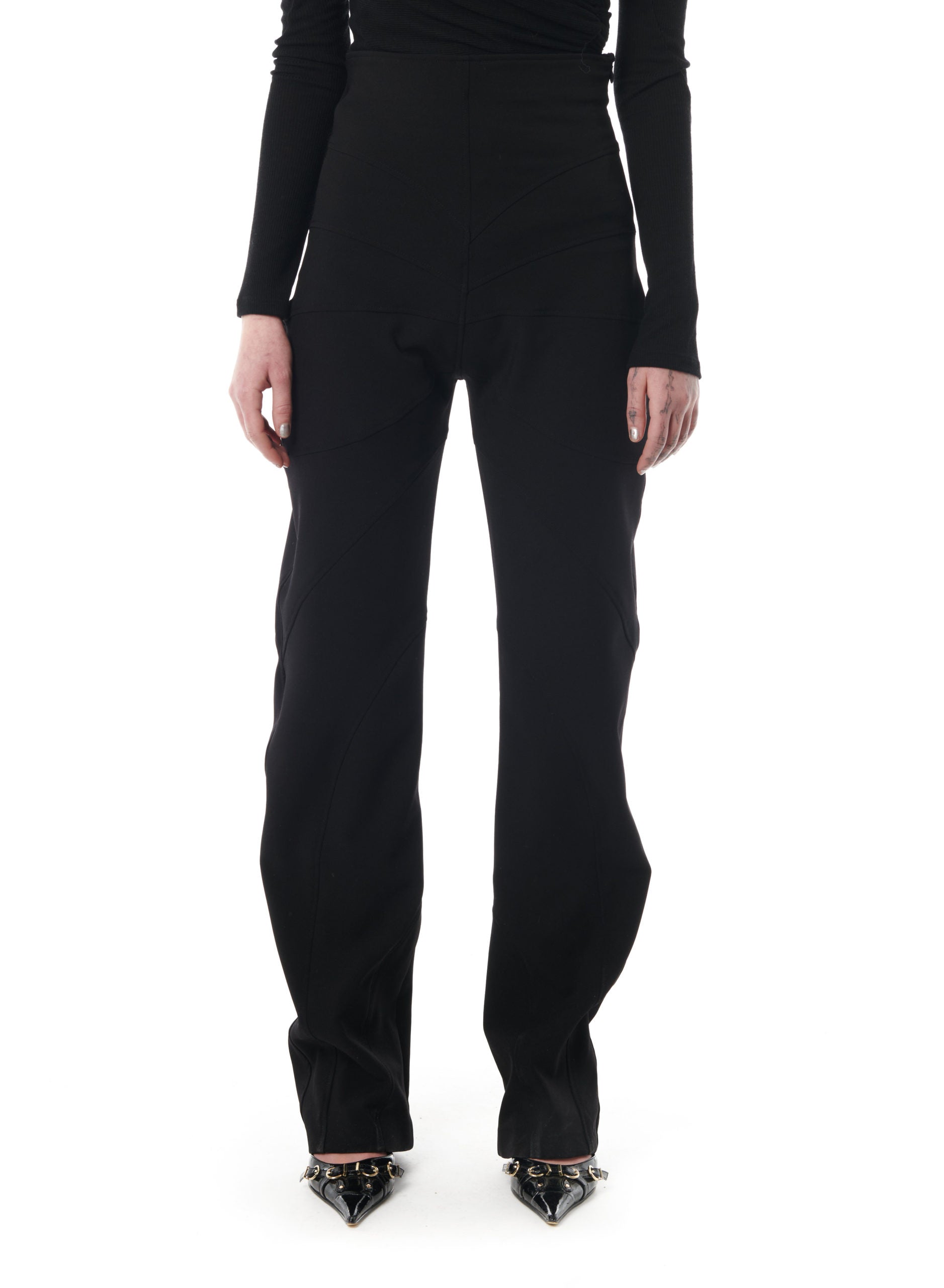 STRAIGHT CREPE TROUSER