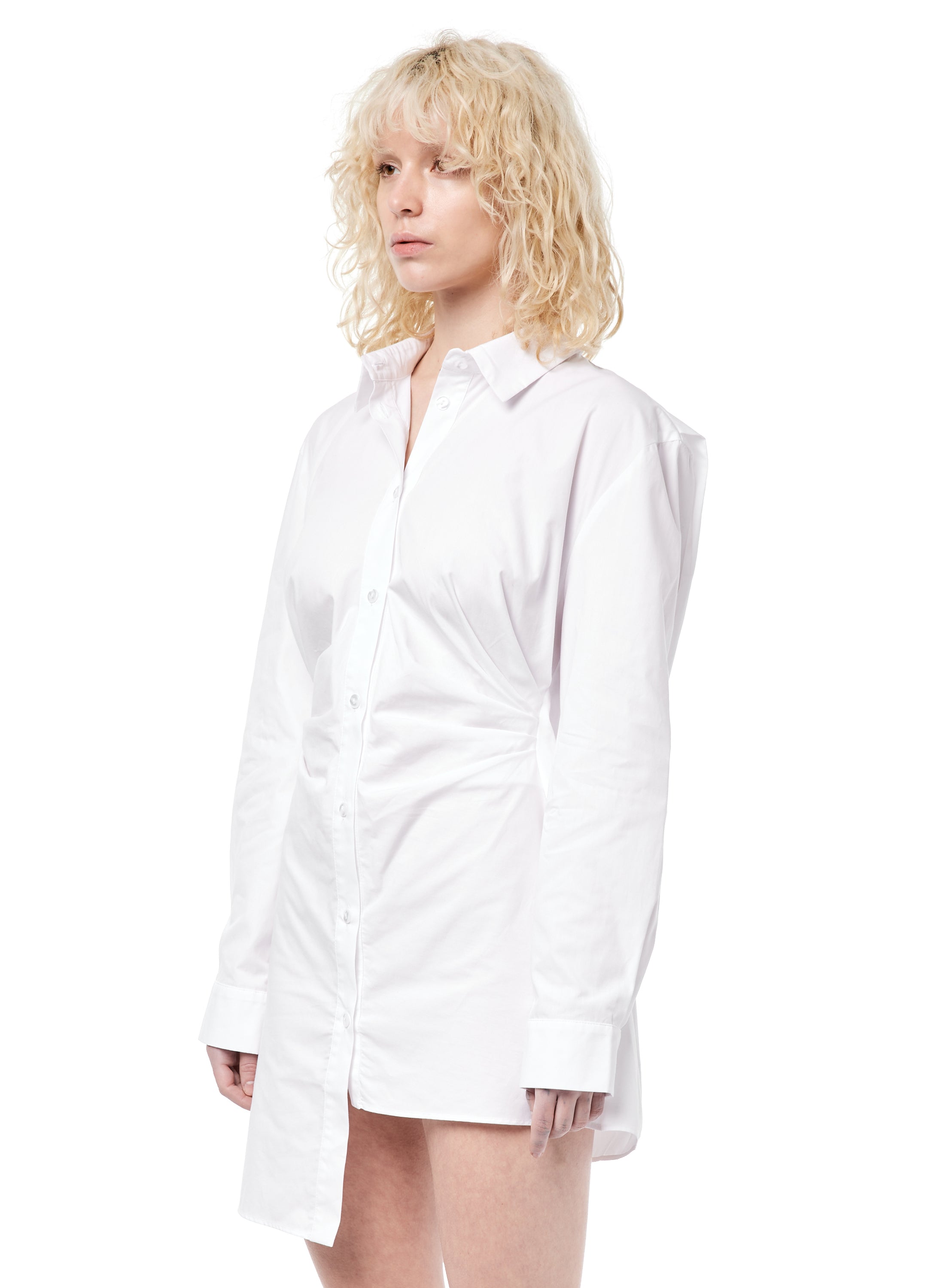 FLUID POPLIN MINI-DRESS