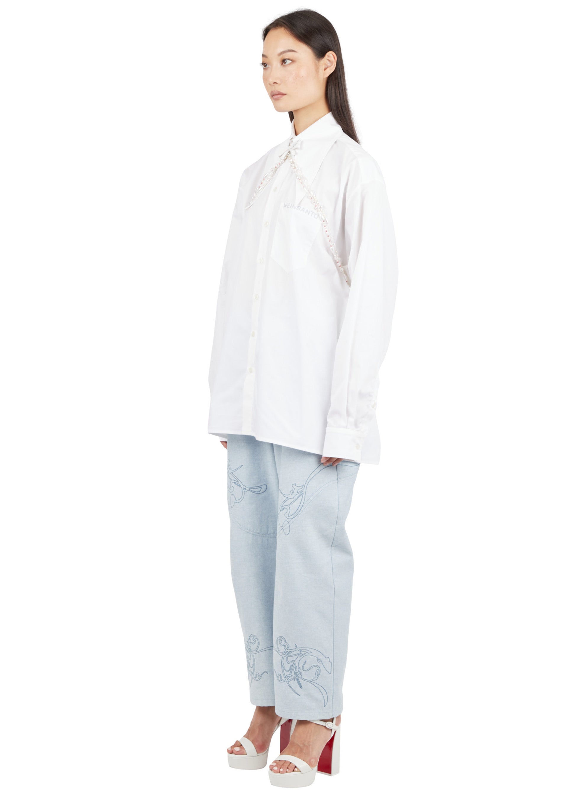 OVERSIZED BUTTON-UP SHIRT – WEINSANTO