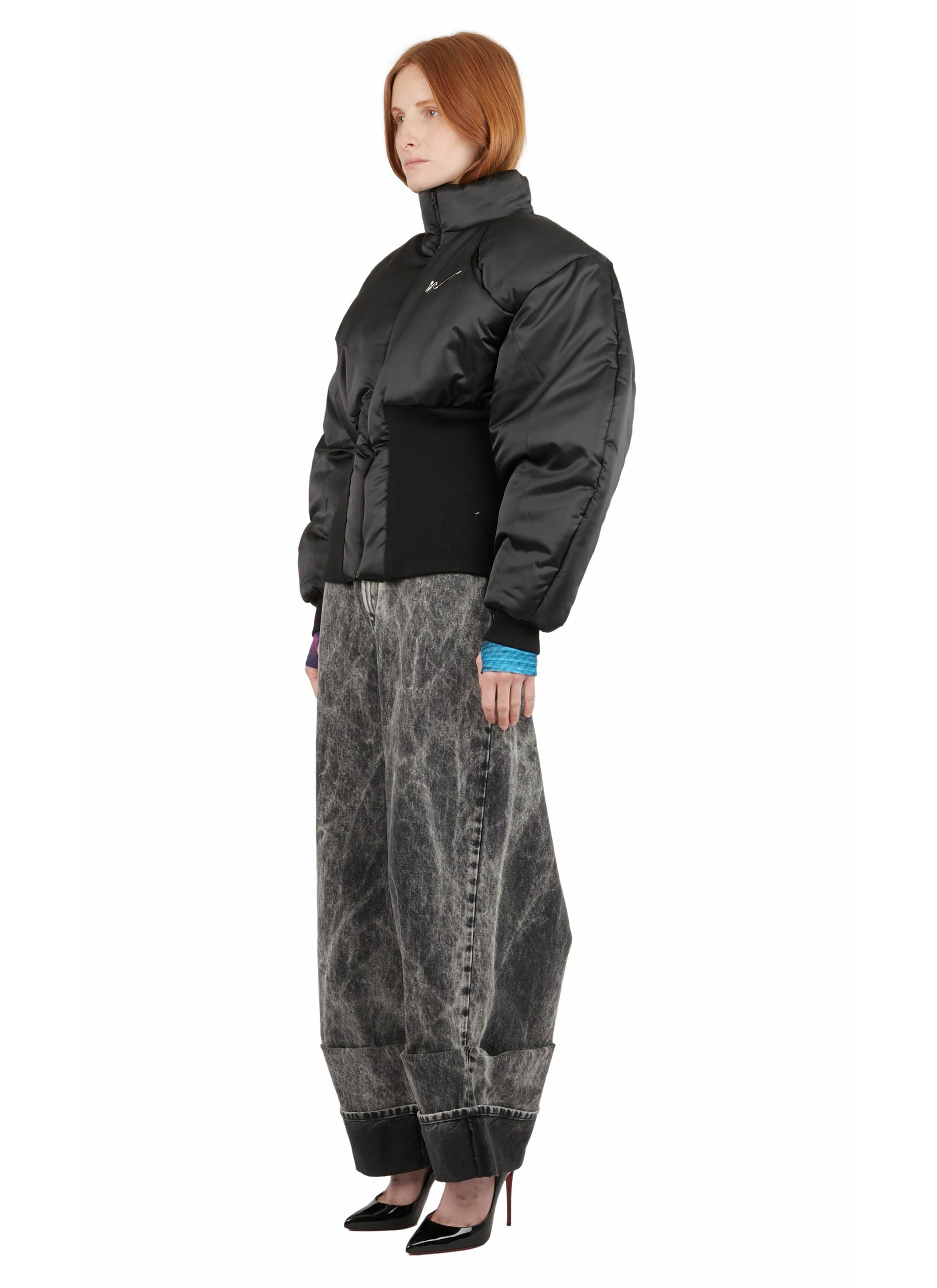 PUFFER CROPPED BOMBER