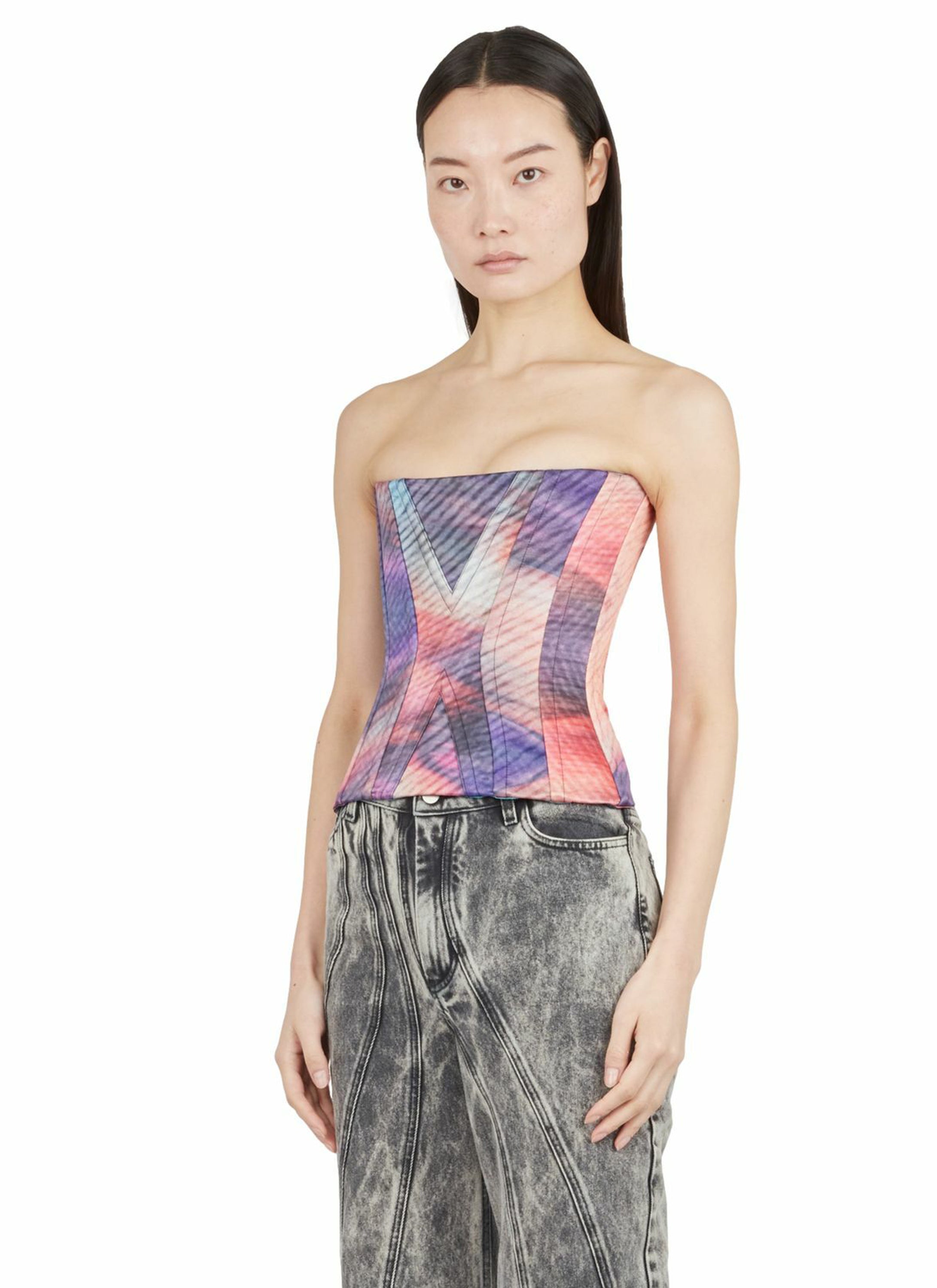 WAIST PRINTED CORSET