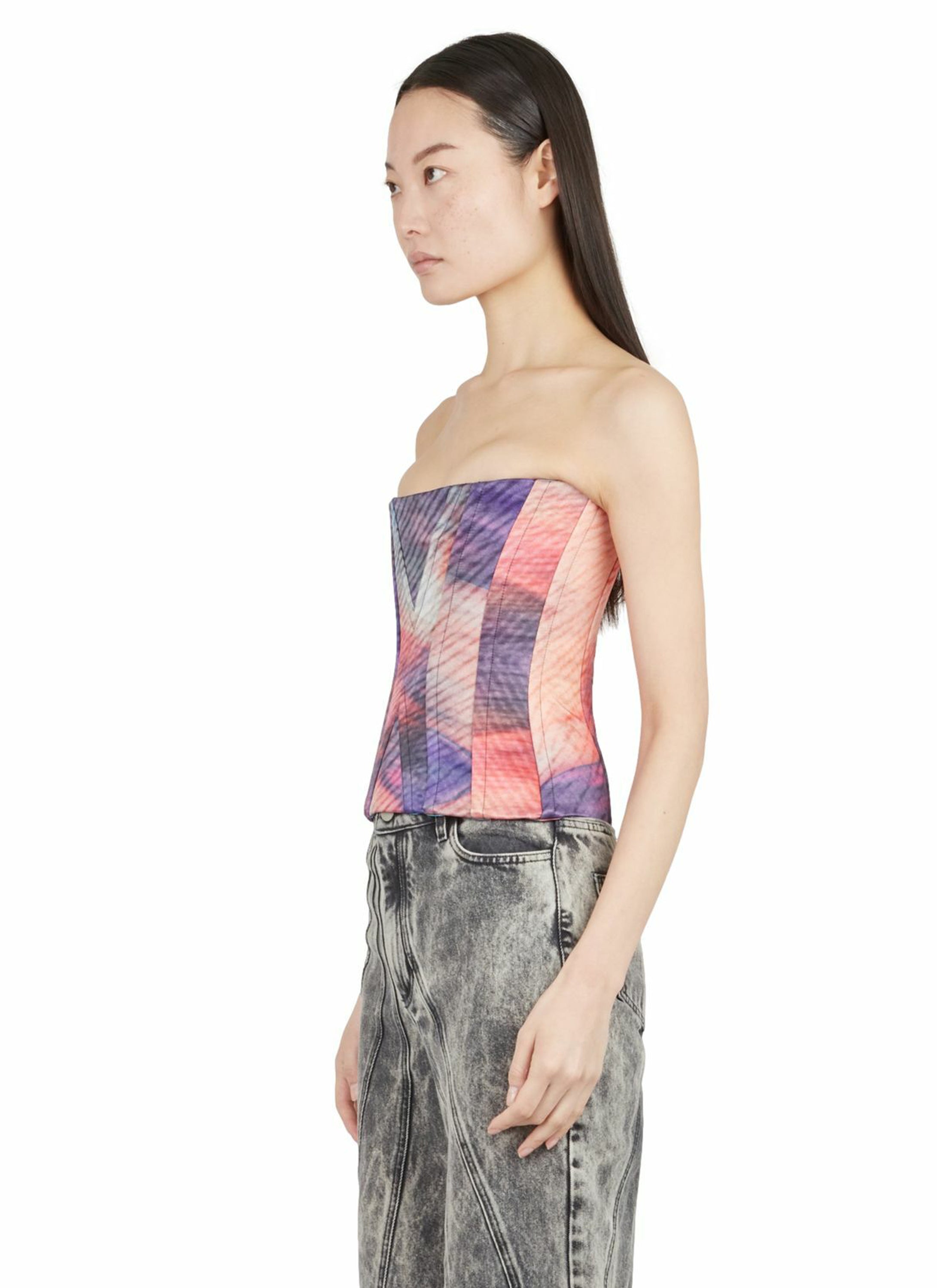 WAIST PRINTED CORSET