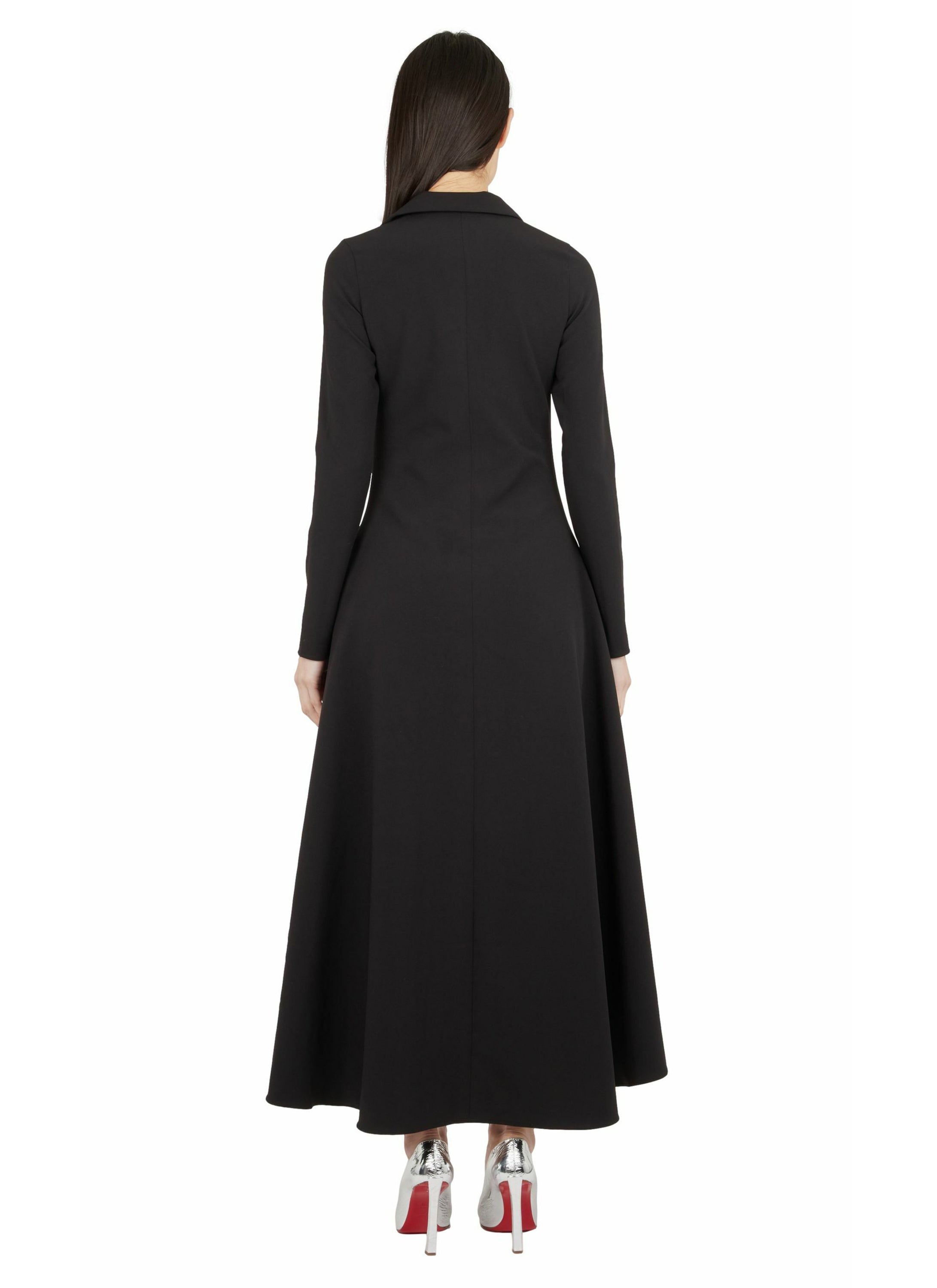 LONG FITTED SHIRT DRESS