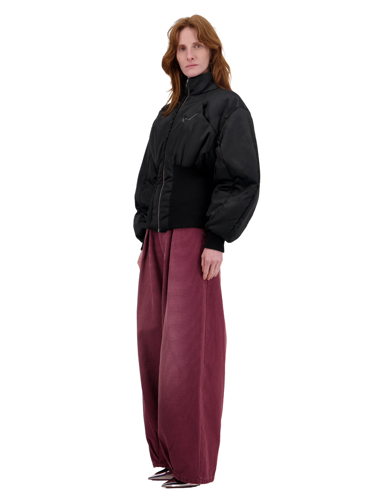 PUFFER CROPPED BOMBER